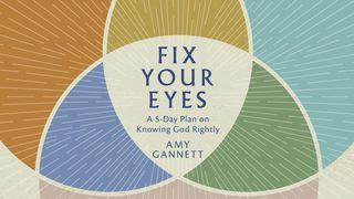 Fix Your Eyes: A 5-Day Plan on Knowing God Rightly Jon 5:39-40 Takia