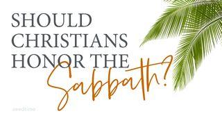 Should Christians Work on the Sabbath? Mark 2:27 New American Standard Bible - NASB 1995