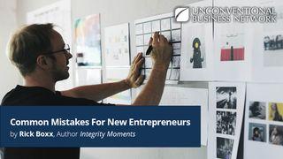 Common Mistakes for New Entrepreneurs Proverbs 20:5 New International Version