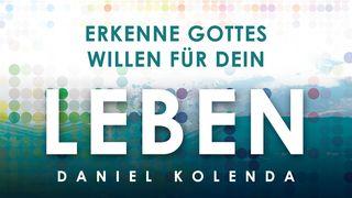 Erkenne Gottes Willen für dein Leben  Psalm 139:13 Hoffnung für alle