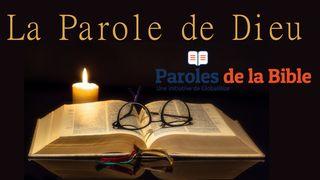 La Parole De Dieu Ésaïe 55:11 Parole de Vie 2017