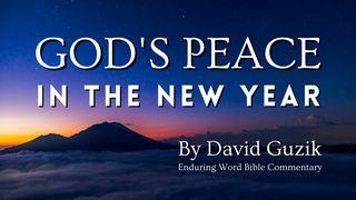 God's Peace in the New Year Números 6:23 Nueva Versión Internacional - Español