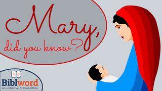Mary, Did You Know? caam: ma kux 3:28-29 Muak Sa-aak