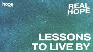 Lessons to Live By Andra Moseboken 22:21 Svenska Folkbibeln