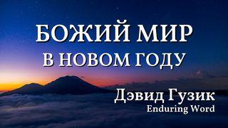 божий мир в новом году Послание филиппийцам 4:8-9 Новый русский перевод