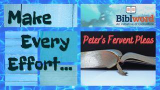 Make Every Effort: Peter's Fervent Pleas யோபு 16:20-21 இண்டியன் ரிவைஸ்டு வெர்ஸன் (IRV) - தமிழ்