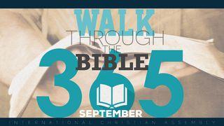 Walk Through The Bible 365 - September SALMOS 68:24 a BÍBLIA para todos Edição Católica