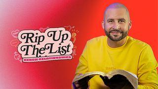 Rip Up the List: Renew Relationships Psaltaren 66:10 Bibel 2000