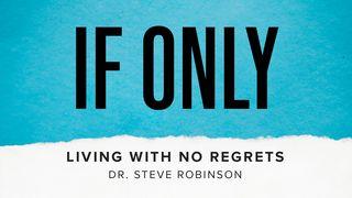 Living With No Regrets Spreuken 4:18-19 Het Boek