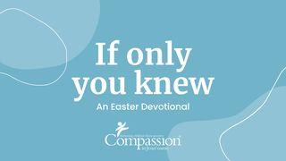 If Only You Knew: An Easter Devotional Matthew 26:17-20 New International Version