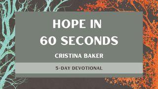 Hope in 60 Seconds Luke 5:12-13 Ooratha Caaquwaa