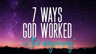 7 Ways God Worked "In the Beginning" யோபு 25:2 பரிசுத்த வேதாகமம் O.V. (BSI)