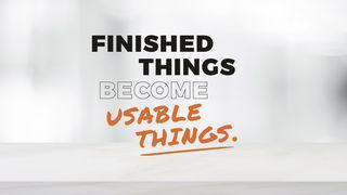 Finished Things Become Usable Things De brief aan de Hebreeën 8:11 NBG-vertaling 1951