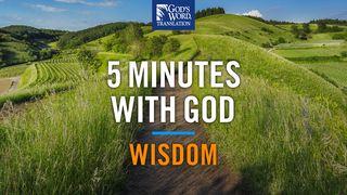 5 Minutes with God: Wisdom Spreuken 2:16-17 Het Boek