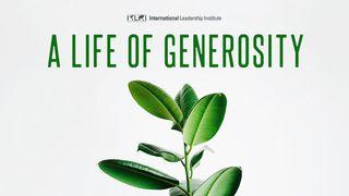 A Life of Generosity மத்தாயி 6:19-21 Moundadan Chetty