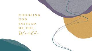 Choosing God Instead of the World - Learning From the Lives of Jacob and Joseph Genesis 32:9 Contemporary English Version (Anglicised) 2012