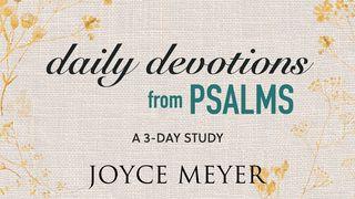 Daily Devotions From Psalms Psalm 3:4-5 King James Version