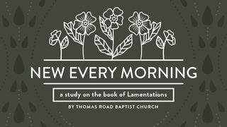 New Every Morning: A Study in Lamentations Galarnad Ieremia 4:1 Proffwydi ac Epistolau 1852-62 (John Owen)