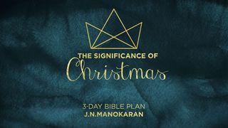 The Significance Of Christmas Luk 1:35 Abanyom LP New Testament Portions