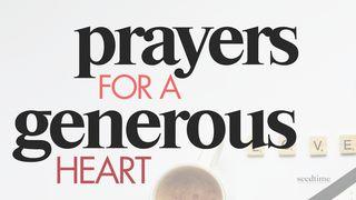 Prayers for a Generous Heart Matthieu 6:3-4 Ajie New Testament