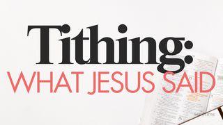 Tithing: What Jesus Said About Tithes Mark 12:41-42 Ooratha Caaquwaa