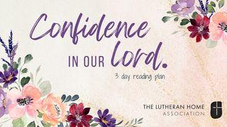 Confidence in Our Lord Hebrews 13:6 New Century Version