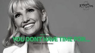 You Don't Have Time For... De Spreuken van Salomo 12:16 Statenvertaling (Importantia edition)