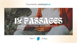 12 Passages Every Christian Should Know Genesis 3:24 English Standard Version 2016