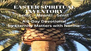 EASTER SPIRITUAL INVENTORY Matyu 4:10 God so Sokior-ok Iwon