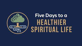 Five Days to a Healthier Spiritual Life Colossians 2:5 King James Version