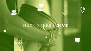 NEXT STEPS: Give Luke 11:37 New International Version