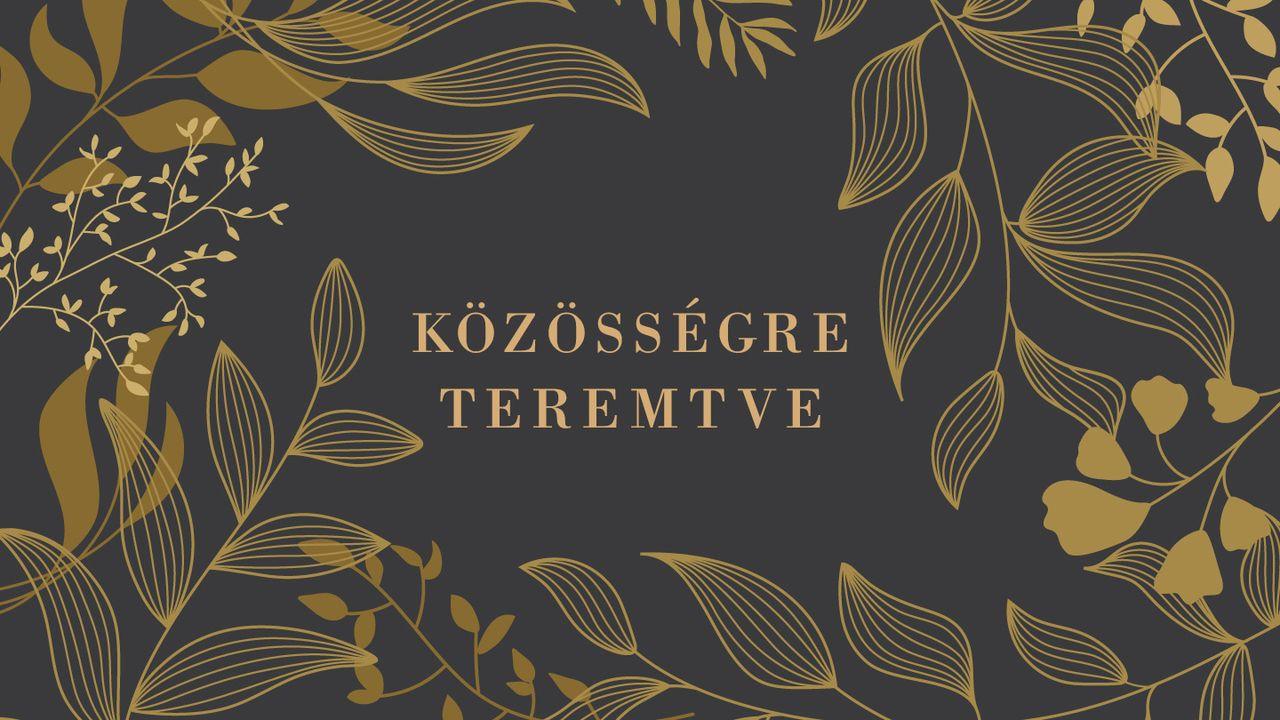 Közösségre teremtve