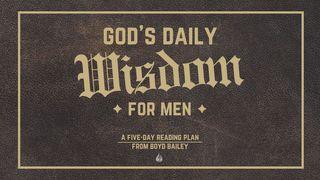 God's Daily Wisdom for Men Spreuken 22:1 Het Boek