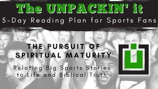 UNPACK This...The Pursuit of Spiritual Maturity Waebrania 5:12-13 Biblia Habari Njema