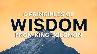 4 Principles of Wisdom From King Solomon 1 இராஜாக்கள் 3:6 பரிசுத்த வேதாகமம் O.V. (BSI)