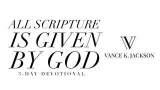 All Scripture Is Given by God တိေမာေသဩဝါဒစာဒုတိယေစာင္ 3:16-17 ျမန္​မာ့​စံ​မီ​သမၼာ​က်မ္