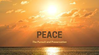 Peace - the Pursuit and Preservation တရားသူႀကီးမွတ္စာ 6:24 ျမန္​မာ့​စံ​မီ​သမၼာ​က်မ္