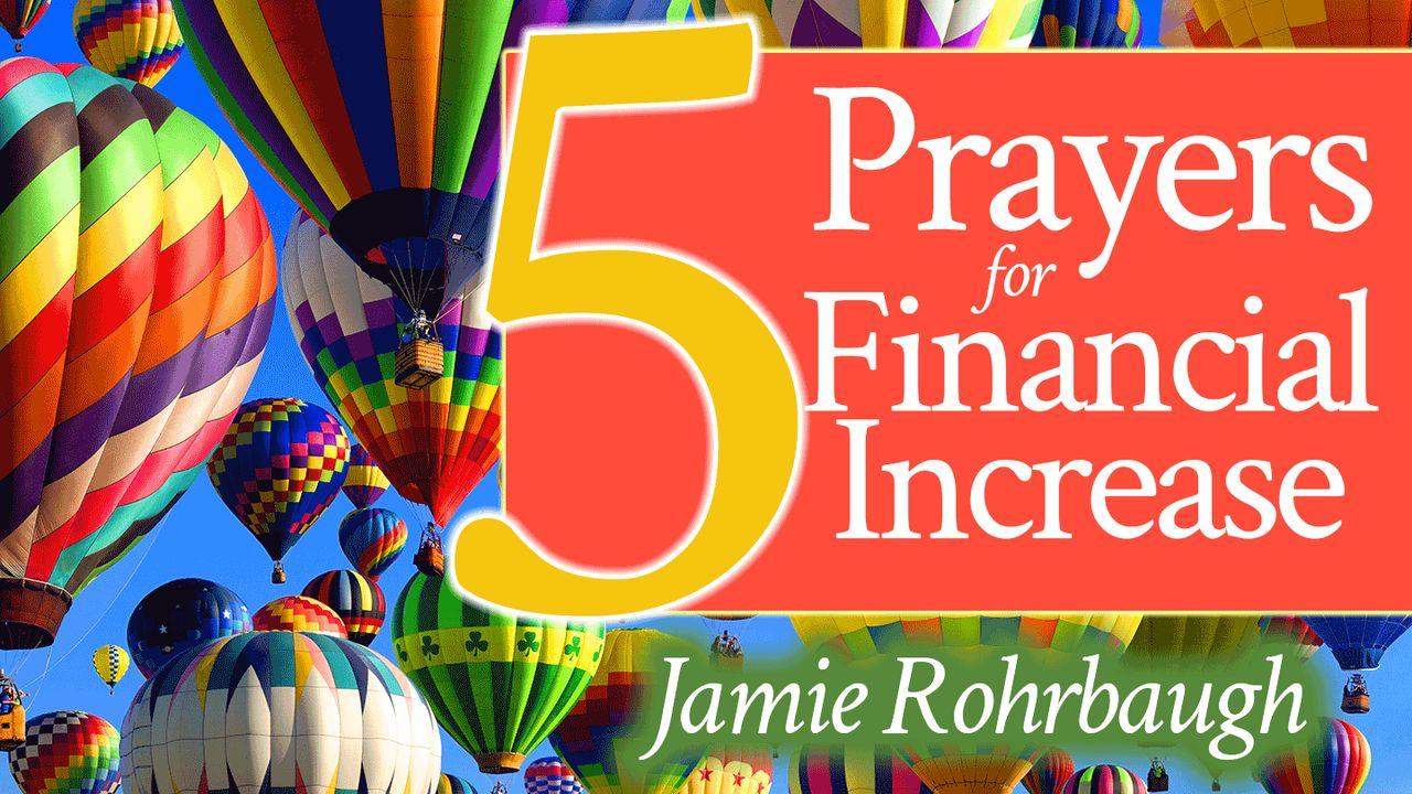 5 Prayers for Financial Increase