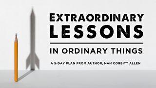 God's Extraordinary Lessons in Ordinary Things Eclesiastés 1:14 La Biblia de las Américas