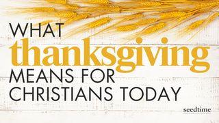 Thanksgiving: What It Really Means for Christians Today တိေမာေသဩဝါဒစာပထမေစာင္ 6:7 ျမန္​မာ့​စံ​မီ​သမၼာ​က်မ္