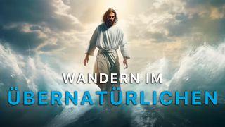 Wandern im Übernatürlichen Matthäus 14:31 Hoffnung für alle