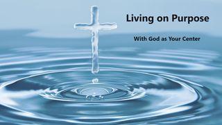 Living on Purpose: With God as Your Center Jesaja 40:22 Het Boek