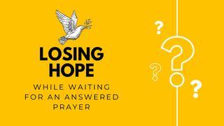 Losing Hope While Waiting for an Answered Prayer Isaías 43:20-21 Nova Bíblia Viva Português