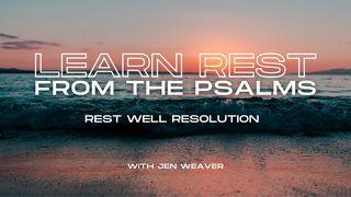 Learn Rest From the Psalms: Rest Well Resolution Psalmen 94:19 Het Boek