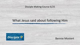 What Jesus Said About Following Him 马太福音 10:36-39 新标点和合本, 神版