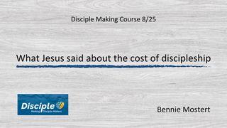 What Jesus Said About the Cost of Discipleship John 16:1-4 New American Standard Bible - NASB 1995