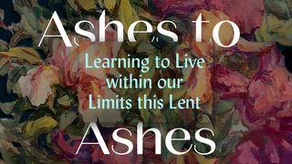 Ashes to Ashes: Learning to Live Within Our Limits This Lent တရားေဟာရာက်မ္း 30:17-18 ျမန္​မာ့​စံ​မီ​သမၼာ​က်မ္