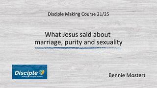 What Jesus Said About Marriage, Purity and Sexuality Mateo 19:9 Nacom Pejume Diwesi po diwesi pena jume diwesi xua Jesucristo yabara tinatsi