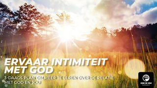 Ervaar intimiteit met God Mi cilima 1:26-27 U TIENU MAAMA TILI 2013