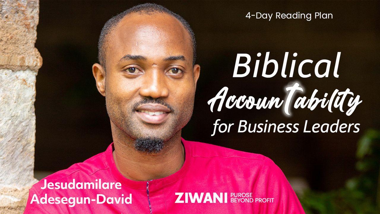 Biblical Accountability for Business Leaders